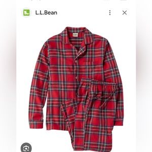 Men’s LLBean XL Scotch Plaid Pajamas Two Piece
